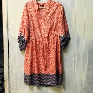 Colorful shirt dress size 2X
